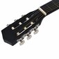 vidaXL 12-daļīgs akustiskās ģitāras komplekts, ar 6 stīgām, melns, 38" цена и информация | Ģitāras | 220.lv