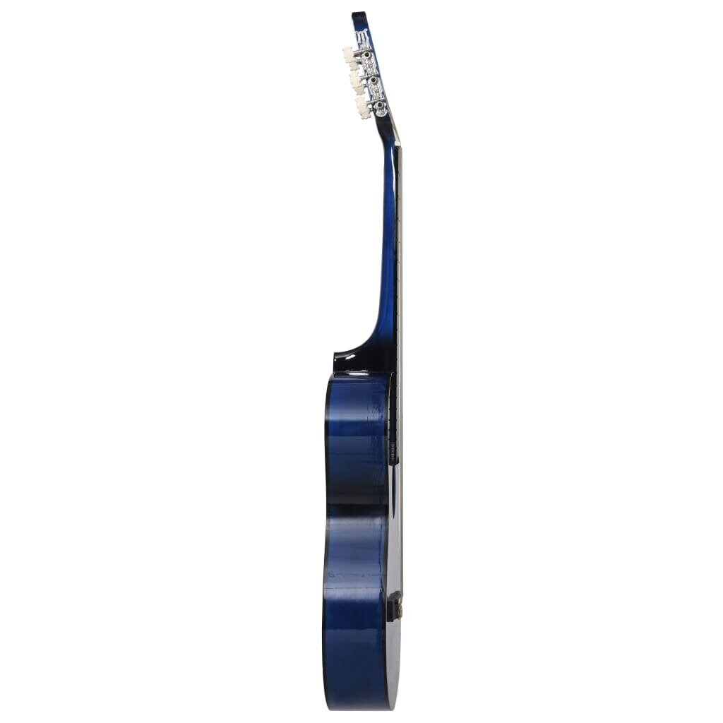 vidaXL akustiskā ģitāra ar 6 stīgām, vesterna stils, 38", zila cena un informācija | Ģitāras | 220.lv