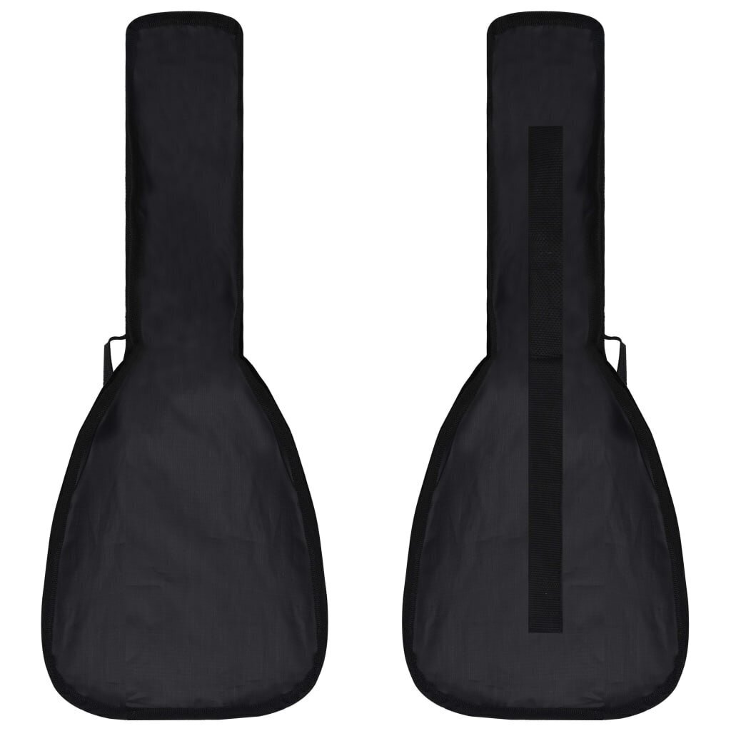 vidaXL soprāna bērnu ukulele ar somu, melna, 21" cena un informācija | Ģitāras | 220.lv