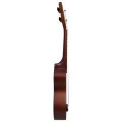 vidaXL soprāna bērnu ukulele ar somu, tumša koka krāsā, 23" цена и информация | Гитары | 220.lv