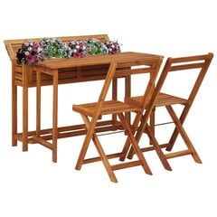 Комплект садовой мебели VidaXL, коричневый цена и информация | Комплекты уличной мебели | 220.lv