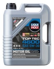 Liqui Moly Top Tec 4600 5W30 motoreļļa, 5L cena un informācija | Motoreļļas | 220.lv