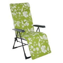 Saliekamais krēsls-zvilnis Patio Bilbao Plus A088-12PB, zaļš цена и информация | Садовые стулья, кресла, пуфы | 220.lv
