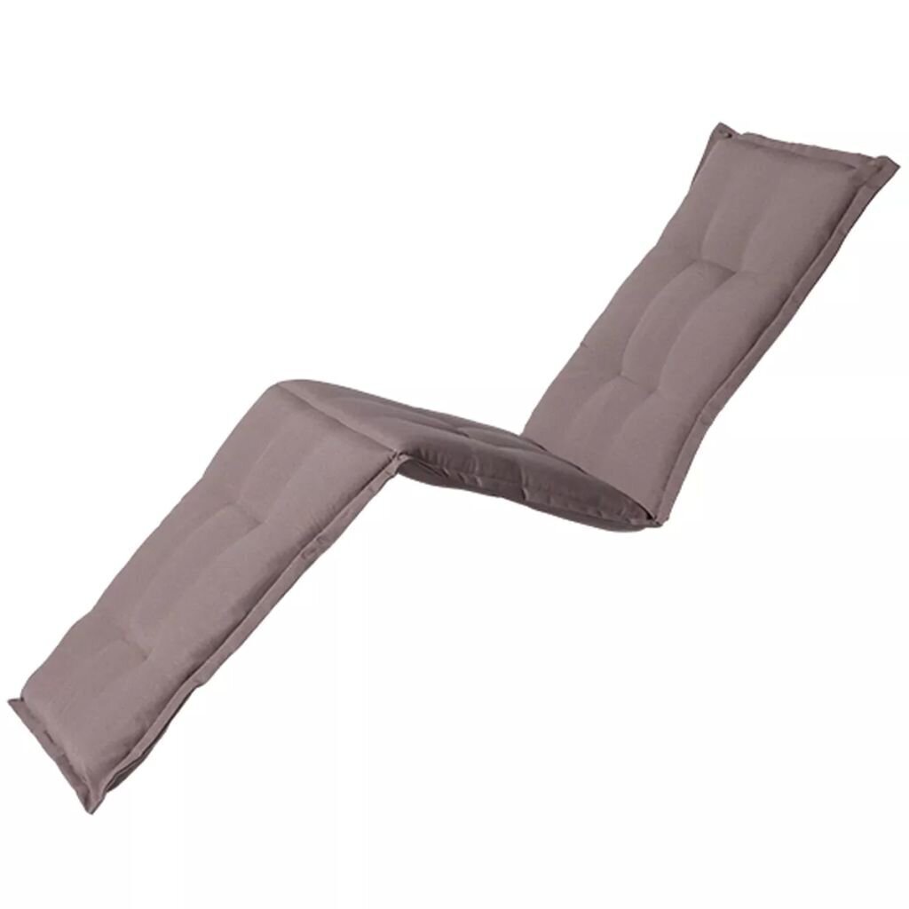 Madison sauļošanās zviļņa matracis Panama, pelēkbrūns, 200x65 cm cena un informācija | Krēslu paliktņi | 220.lv