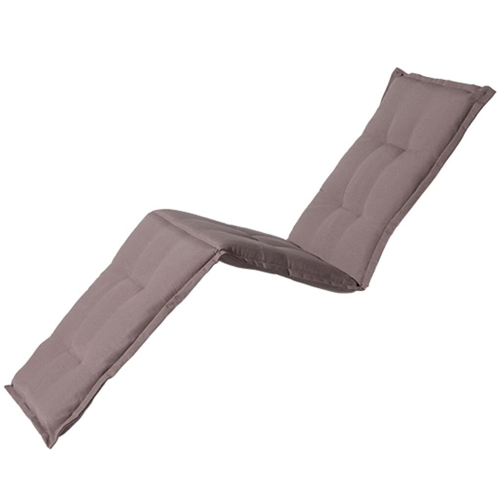 Madison sauļošanās zviļņa matracis Panama, pelēkbrūns, 200x65 cm cena un informācija | Krēslu paliktņi | 220.lv