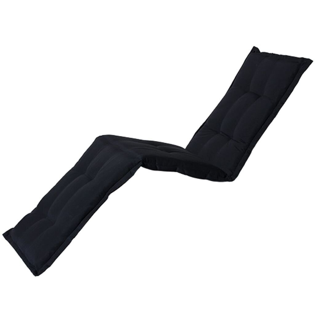 Madison sauļošanās zviļņa matracis Panama, melns, 200x65 cm cena un informācija | Krēslu paliktņi | 220.lv