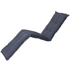 Madison sauļošanās zviļņa matracis Panama, pelēks, 200x65 cm cena un informācija | Krēslu paliktņi | 220.lv