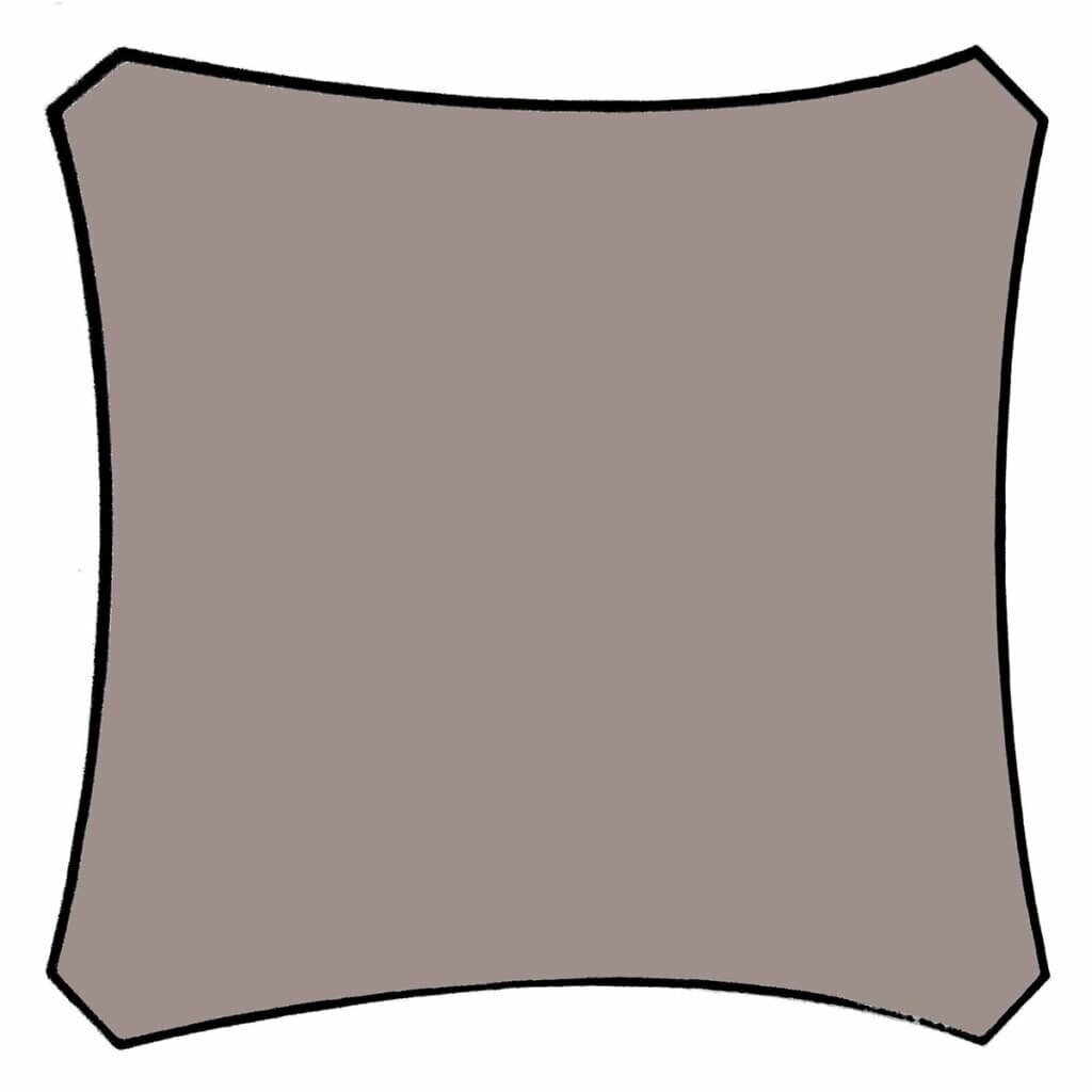 Perel saulessargs, kvadrāta forma, 3,6 m, pelēkbrūns, GSS4360TA цена и информация | Saulessargi, markīzes un statīvi | 220.lv
