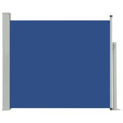 vidaXL izvelkama sānu markīze, zila, 100x300 cm cena un informācija | Saulessargi, markīzes un statīvi | 220.lv