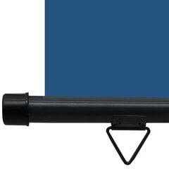 vidaXL balkona sānu markīze, zila, 160x250 cm cena un informācija | Saulessargi, markīzes un statīvi | 220.lv