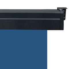 vidaXL balkona sānu markīze, zila, 160x250 cm cena un informācija | Saulessargi, markīzes un statīvi | 220.lv