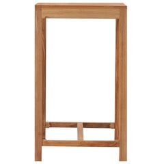 vidaXL dārza bāra galds, 60x60x105 cm, masīvs tīkkoks цена и информация | Столы для сада | 220.lv