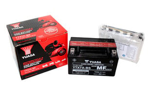 Аккумулятор для мотоцикла Yuasa 12V 6Ah YTX7A-BS цена и информация | Мото аккумуляторы | 220.lv