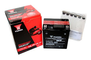 Akumulators motociklam Yuasa 12 V 6 Ah YTX7L-BS цена и информация | Мото аккумуляторы | 220.lv