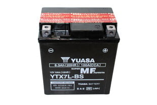 Akumulators motociklam Yuasa 12 V 6 Ah YTX7L-BS цена и информация | Мото аккумуляторы | 220.lv