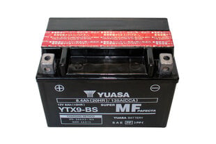 Аккумулятор для мотоцикла Yuasa 12V 8Ah YTX9-BS цена и информация | Мото аккумуляторы | 220.lv