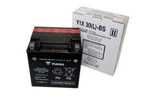 Akumulators motociklam Yuasa 12 V 30 Ah YIX30L-BS cena un informācija | Yuasa Auto preces | 220.lv