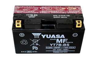 Аккумулятор для мотоцикла Yuasa 12В 6.5Ач YT7 B-BS цена и информация | Мото аккумуляторы | 220.lv