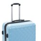 vidaXL cieto koferu komplekts, 3 gab., ABS, zils cena un informācija | Koferi, ceļojumu somas | 220.lv