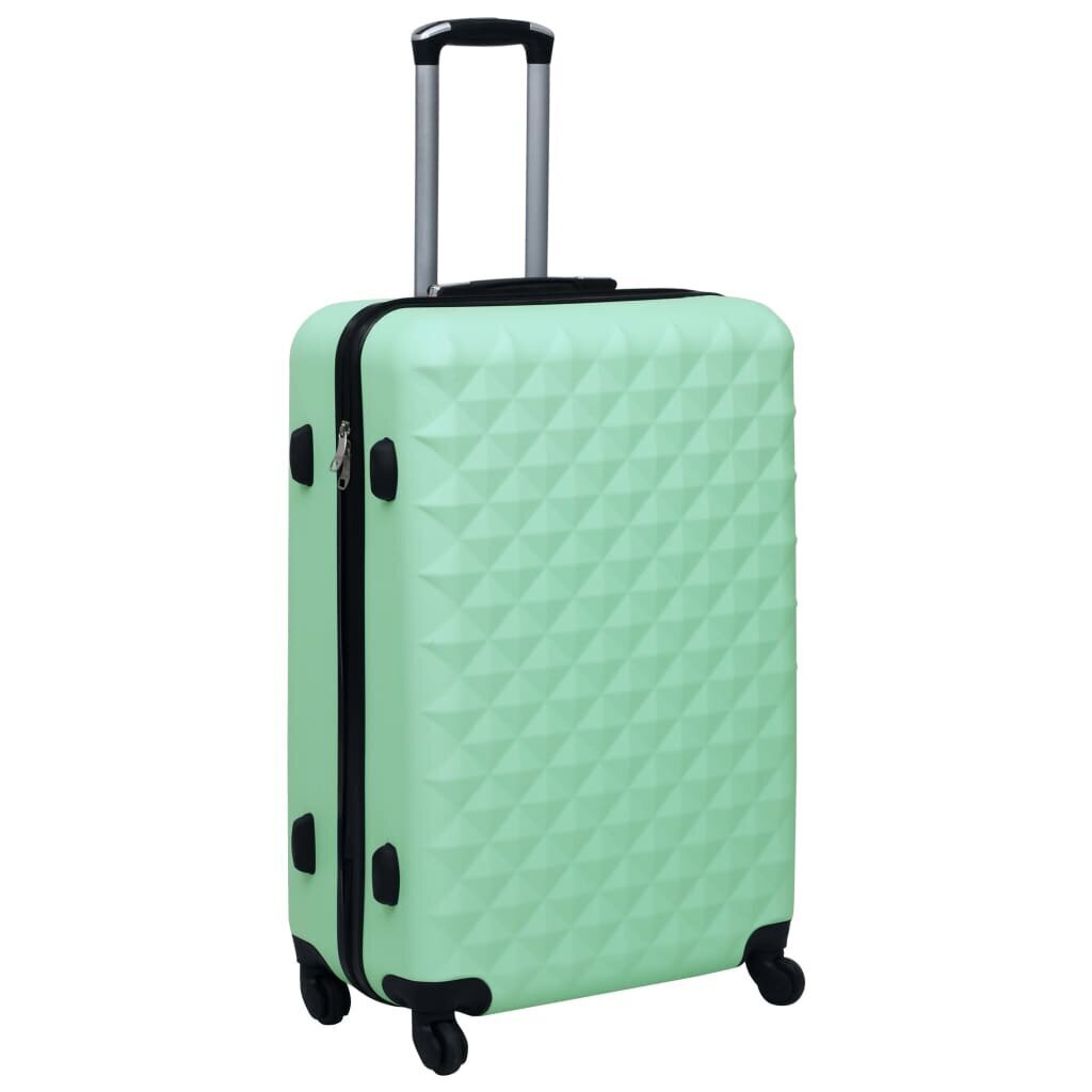 vidaXL cieto koferu komplekts, 3 gab., ABS, piparmētru zaļi цена и информация | Koferi, ceļojumu somas | 220.lv