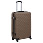 vidaXL cieto koferu komplekts, 2 gab., ABS, brūni cena un informācija | Koferi, ceļojumu somas | 220.lv