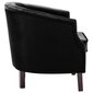 vidaXL atpūtas krēsls, melns samts цена и информация | Atpūtas krēsli | 220.lv
