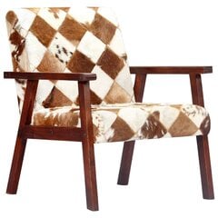 Кресло, ткань ,коричневое цена и информация | Кресла для отдыха | 220.lv