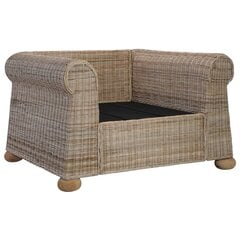 Кресло с подушками, коричневый цвет цена и информация | Садовые стулья, кресла, пуфы | 220.lv