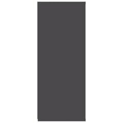 vidaXL kumode, pelēka, 105x30x75 cm, kokskaidu plātne цена и информация | Шкафчики в гостиную | 220.lv