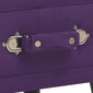 vidaXL naktsskapīši, 2 gab., 40x35x40 cm, tumši violets samts cena un informācija | Naktsskapīši | 220.lv