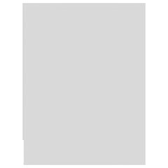 vidaXL naktsskapīši, 2 gab., balti, 40x30x40 cm, skaidu plāksne цена и информация | Прикроватные тумбочки | 220.lv