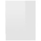 vidaXL naktsskapīši, 2 gab., balti, 40x30x40 cm, skaidu plāksne cena un informācija | Naktsskapīši | 220.lv