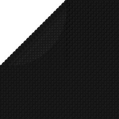 vidaXL baseina pārklājs, 488 cm, PE, melns цена и информация | Аксессуары для бассейнов | 220.lv