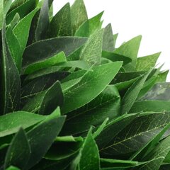 vidaXL mākslīgais augs, dižciltīgais laurs ar podiņu, zaļš, 130 cm cena un informācija | Mākslīgie ziedi | 220.lv