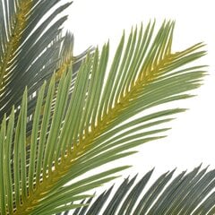 vidaXL mākslīgā cikas palma ar podiņu, 90 cm, zaļa цена и информация | Искусственный букет DKD Home Decor, 2 шт | 220.lv