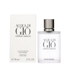 Giorgio Armani Acqua di Gio EDT vīriešiem 30 ml cena un informācija | Vīriešu smaržas | 220.lv