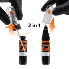 CITROEN Z7 - INK BLACK Комплект: Карандаш-корректор для устранения царапин + Модификатор ржавчины + Лак 15 ml цена и информация | Автомобильная краска | 220.lv