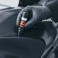 KIA EBA - EBONY BLACK Комплект: Карандаш-корректор для устранения царапин + Модификатор ржавчины + Лак 15 ml цена и информация | Автомобильная краска | 220.lv