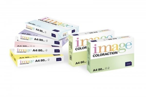 Krāsainais papīrs A4 160 g IC 68, zaļš, 250 loksnes cena un informācija | Burtnīcas un papīra preces | 220.lv