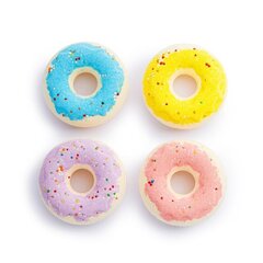 Šķīstošu smaržīgu vannas burbuļu komplekts Makeup Revolution London I Heart Revolution Donut Fizzer 4 x 40 g cena un informācija | Dušas želejas, eļļas | 220.lv