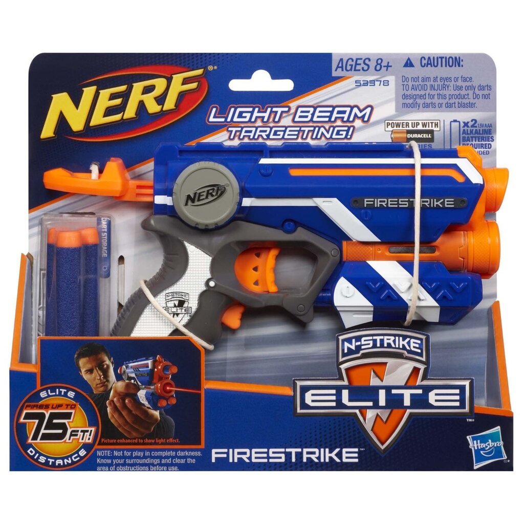 Pistole Nerf FIRESTRIKE ELITE цена и информация | Rotaļlietas zēniem | 220.lv