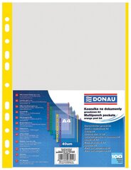 Файл с желтым краем A4, 100 шт. цена и информация | Канцелярия | 220.lv