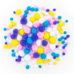 Burbuļi no polistirola, Mix, 140 gab., pasteļtoņos cena un informācija | Aplikācijas, rotājumi, uzlīmes | 220.lv