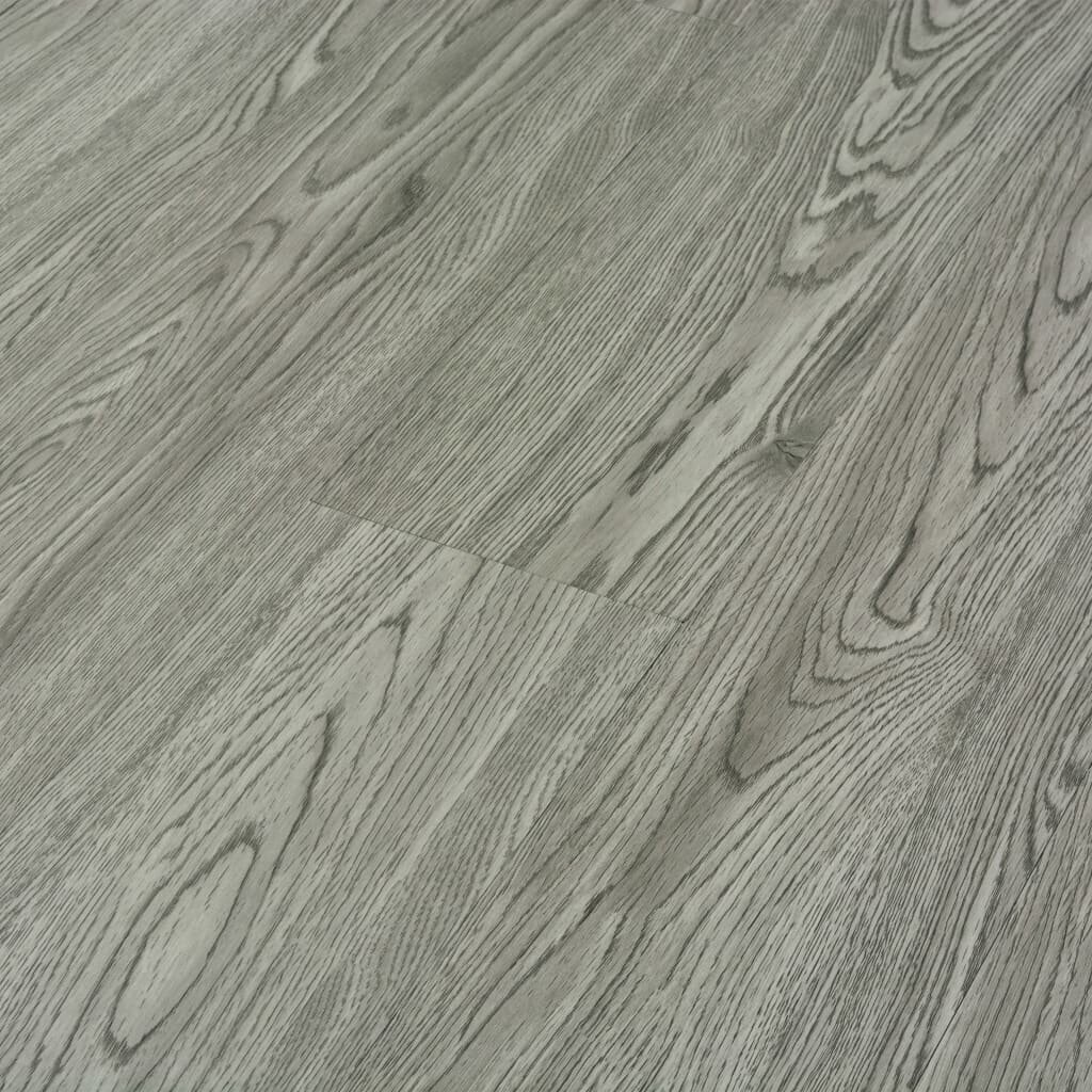vidaXL grīdas dēļi, pašlīmējoši, 4,46 m², 3 mm, pelēks PVC cena un informācija | Lamināts | 220.lv