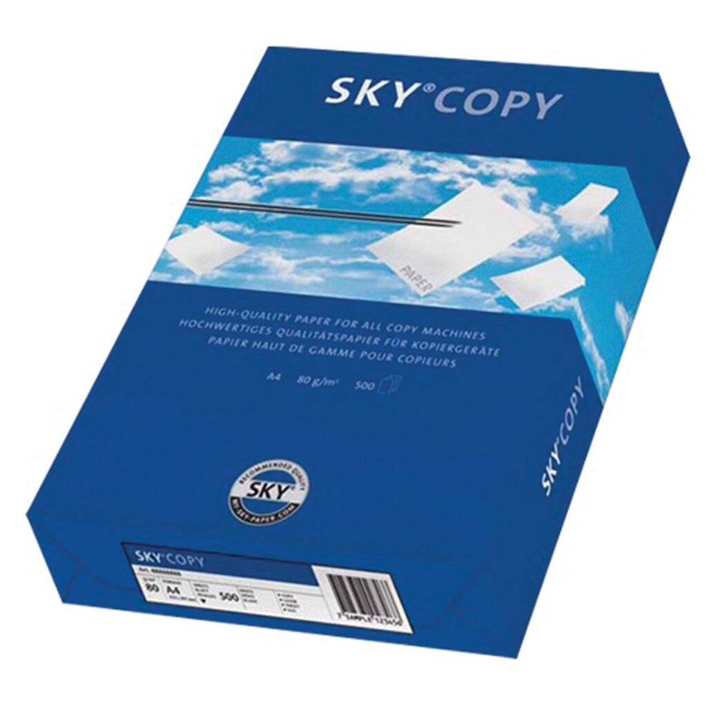 Kopēšanas papīrs Sky Copy, A4, 500 lapas cena un informācija | Burtnīcas un papīra preces | 220.lv