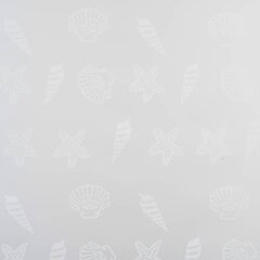 vidaXL rullo žalūzija dušai, 160x240 cm, jūras zvaigžņu dizains цена и информация | Аксессуары для ванной комнаты | 220.lv