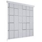 vidaXL rullo žalūzija dušai, 100x240 cm, ar kvadrātiem cena un informācija | Vannas istabas aksesuāri | 220.lv