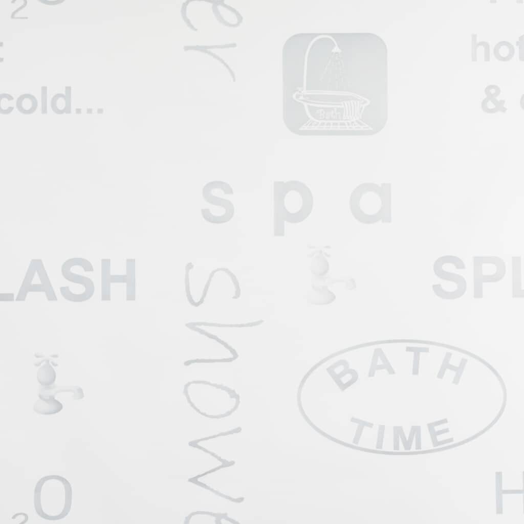vidaXL rullo žalūzija dušai, 120x240 cm, Splash цена и информация | Vannas istabas aksesuāri | 220.lv