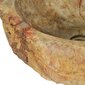 vidaXL izlietne, 45x35x15 cm, krēmkrāsas fosilais akmens цена и информация | Izlietnes | 220.lv