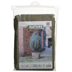 Nature augu ziemas pārsegs, 70 g/m², zaļš, 2x2,5 m цена и информация | Садовые инструменты | 220.lv